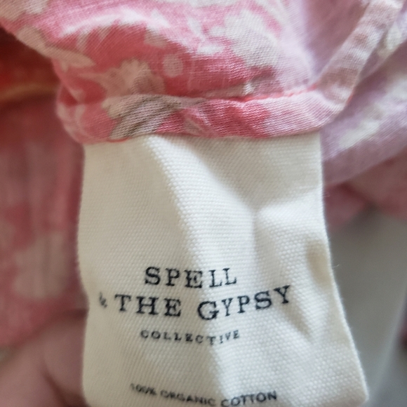 NWT Spell and the Gypsy Designs Collective Love Story Blouse Top Coral Red XS - Picture 4 of 16